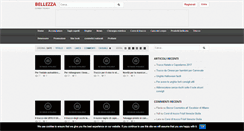 Desktop Screenshot of bellezza.donnatrendy.com